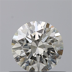 Foto Diamante Natural 0.53 quilates, Redondo , Color I, claridad IF y certificado IGI de