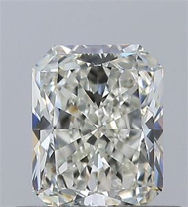 Picture of Natural Diamond 0.52 Carats, Radiant with  Cut, K Color, VVS1 Clarity and Certified by GIA