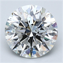 Natural Diamond 3.01 Carats, Round with Excellent Cut, G Color, SI2 Clarity and Certified by GIA
