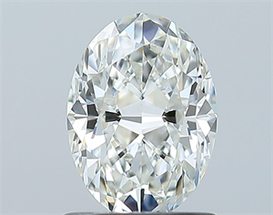 Picture of Natural Diamond 1.02 Carats, Oval with  Cut, G Color, VS2 Clarity and Certified by GIA