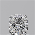 Natural Diamond 0.70 Carats, Cushion with  Cut, F Color, VS2 Clarity and Certified by GIA