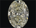Natural Diamond 1.07 Carats, Oval with  Cut, L Color, SI2 Clarity and Certified by GIA