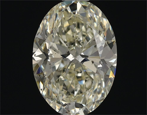 Picture of Natural Diamond 1.07 Carats, Oval with  Cut, L Color, SI2 Clarity and Certified by GIA