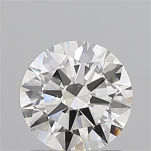 Picture of Natural Diamond 0.90 Carats, Round with Excellent Cut, H Color, VS2 Clarity and Certified by GIA