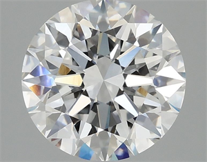 Picture of Lab Grown Diamond 3.00 Carats, Round with Excellent Cut, E Color, VVS2 Clarity and Certified by IGI