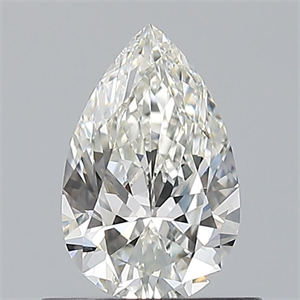 Picture of Natural Diamond 0.60 Carats, Pear with  Cut, H Color, VS1 Clarity and Certified by GIA