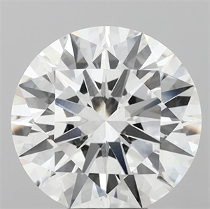 Picture of Lab Grown Diamond 6.03 Carats, Round with Ideal Cut, E Color, VVS2 Clarity and Certified by IGI