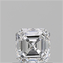 Natural Diamond 0.64 Carats, Asscher with  Cut, E Color, VS1 Clarity and Certified by GIA