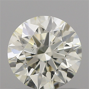 Picture of Natural Diamond 0.71 Carats, Round with Excellent Cut, K Color, SI1 Clarity and Certified by IGI