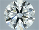 Diamante Natural 3.90 quilates, Redondo , Color J, claridad VVS1 y certificado IGI