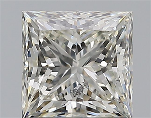 Foto Diamante Natural 1.20 quilates, Princesa , Color J, claridad SI2 y certificado GIA de