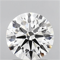 Lab Grown Diamond 1.21 Carats, Round with Ideal Cut, D Color, VVS2 Clarity and Certified by IGI