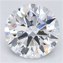 Lab Grown Diamond 3.60 Carats, Round with Ideal Cut, D Color, IF Clarity and Certified by IGI