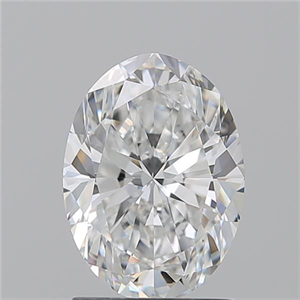 Picture of Natural Diamond 1.70 Carats, Oval with  Cut, F Color, VVS1 Clarity and Certified by GIA