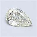 Natural Diamond 1.09 Carats, Pear with  Cut, L Color, SI2 Clarity and Certified by GIA