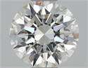 Natural Diamond 0.55 Carats, Round with Excellent Cut, H Color, VS1 Clarity and Certified by GIA