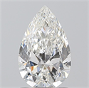 Natural Diamond 1.01 Carats, Pear with  Cut, G Color, VVS1 Clarity and Certified by GIA