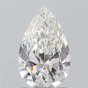 Picture of Natural Diamond 1.01 Carats, Pear with  Cut, G Color, VVS1 Clarity and Certified by GIA
