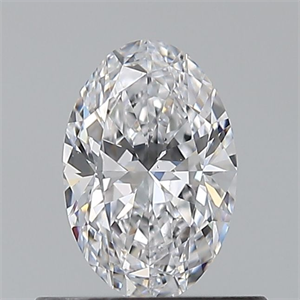 Picture of Natural Diamond 0.50 Carats, Oval with  Cut, D Color, VS1 Clarity and Certified by GIA