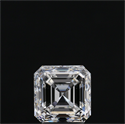 Natural Diamond 2.50 Carats, Asscher with  Cut, E Color, VS2 Clarity and Certified by GIA