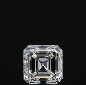 Foto Diamante Natural 2.50 quilates, Asscher , Color E, claridad VS2 y certificado GIA de