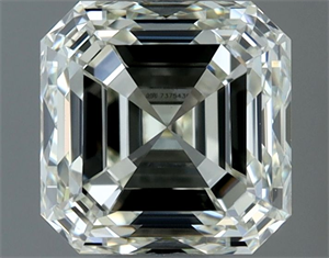 Picture of Natural Diamond 1.00 Carats, Asscher with  Cut, J Color, VVS2 Clarity and Certified by IGI