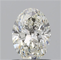 Diamante Natural 0.71 quilates, Ovalado , Color J, claridad VS1 y certificado GIA