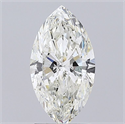 Natural Diamond 2.00 Carats, Marquise with  Cut, J Color, SI2 Clarity and Certified by GIA