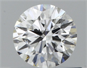 Diamante Natural 0.50 quilates, Redondo , Color D, claridad SI1 y certificado GIA