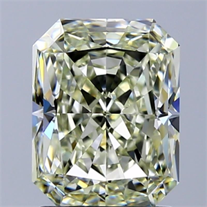 Picture of Natural Diamond 2.02 Carats, Radiant with  Cut, M Color, IF Clarity and Certified by GIA