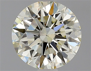 Picture of Natural Diamond 1.17 Carats, Round with Excellent Cut, N Color, VS2 Clarity and Certified by GIA