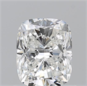 Diamante Natural 1.01 quilates, Del cojín , Color G, claridad VVS2 y certificado GIA
