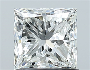 Picture of Natural Diamond 1.01 Carats, Princess with  Cut, H Color, VS1 Clarity and Certified by GIA