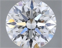 Natural Diamond 0.40 Carats, Round with Excellent Cut, F Color, VS2 Clarity and Certified by GIA