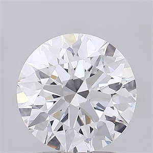 Picture of Lab Grown Diamond 2.10 Carats, Round with Ideal Cut, D Color, VS1 Clarity and Certified by IGI