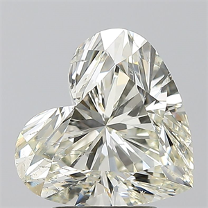 Picture of Natural Diamond 3.01 Carats, Heart with  Cut, J Color, SI2 Clarity and Certified by IGI