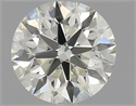Natural Diamond 0.51 Carats, Round with Excellent Cut, N Color, VS1 Clarity and Certified by GIA