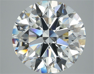 Picture of Natural Diamond 4.70 Carats, Round with Excellent Cut, G Color, VS1 Clarity and Certified by GIA