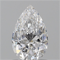 Diamante Natural 0.80 quilates, De pera , Color D, claridad VS2 y certificado GIA