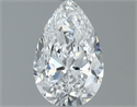 Natural Diamond 0.51 Carats, Pear with  Cut, E Color, VS1 Clarity and Certified by GIA