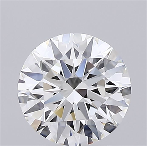 Picture of Lab Grown Diamond 1.52 Carats, Round with Ideal Cut, G Color, VVS2 Clarity and Certified by IGI