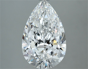 Picture of Natural Diamond 2.82 Carats, Pear with  Cut, F Color, VS1 Clarity and Certified by GIA