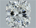 Natural Diamond 1.51 Carats, Cushion with  Cut, H Color, VVS2 Clarity and Certified by GIA