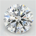 Lab Grown Diamond 3.05 Carats, Round with Ideal Cut, D Color, VVS1 Clarity and Certified by IGI