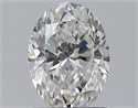 Natural Diamond 0.91 Carats, Oval with  Cut, F Color, VS2 Clarity and Certified by GIA