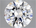 Diamante Natural 0.50 quilates, Redondo , Color F, claridad VVS2 y certificado GIA