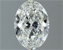 Diamante Natural 1.30 quilates, Ovalado , Color H, claridad SI1 y certificado IGI
