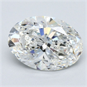 Diamante Natural 2.20 quilates, Ovalado , Color G, claridad SI2 y certificado GIA