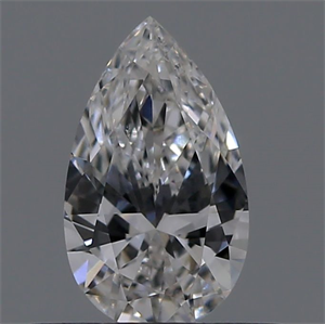 Picture of Natural Diamond 0.36 Carats, Pear with  Cut, E Color, VVS1 Clarity and Certified by GIA