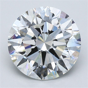 Picture of Natural Diamond 3.53 Carats, Round with Excellent Cut, F Color, VS1 Clarity and Certified by GIA